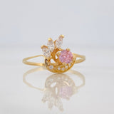 Anillo Sirena 1.9g / T8 1/4 Oro Amarillo 18K