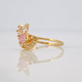 Anillo Sirena 1.9g / T8 1/4 Oro Amarillo 18K