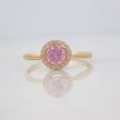 Anillo Flor 1.85g / T7 1/4 Oro Amarillo 18K