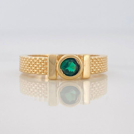 Anillo Bisel Correa 3.7g / T5 1/2 Oro Amarillo 18K