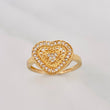 Anillo Corazon 2.7g / T6 1/2 Oro Amarillo 18K