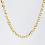 Cadena Cubana 6.5gr / 50cm / 4.2mm Oro Amarillo +1 18K