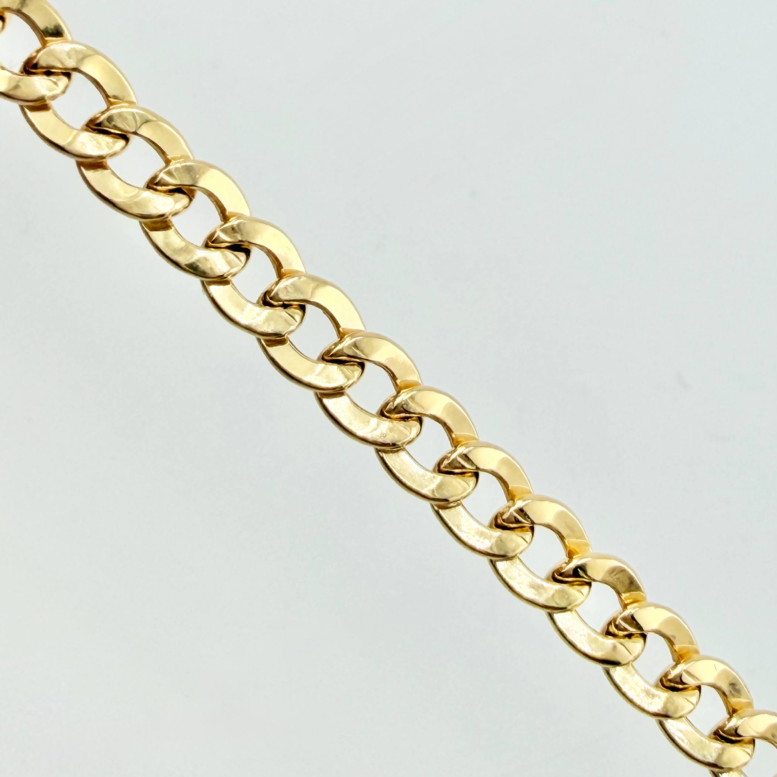 Cadena Cubana 6.55gr / 50cm / 4.2mm Oro Amarillo +1 18K ©