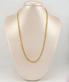 Cadena Cubana 6.5gr / 50cm / 4.2mm Oro Amarillo +1 18K