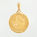 Dije San Benito 14gr / 4.2cm / Oro Amarillo 18K ©