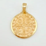 Dije San Benito 14gr / 4.2cm / Oro Amarillo 18K ©