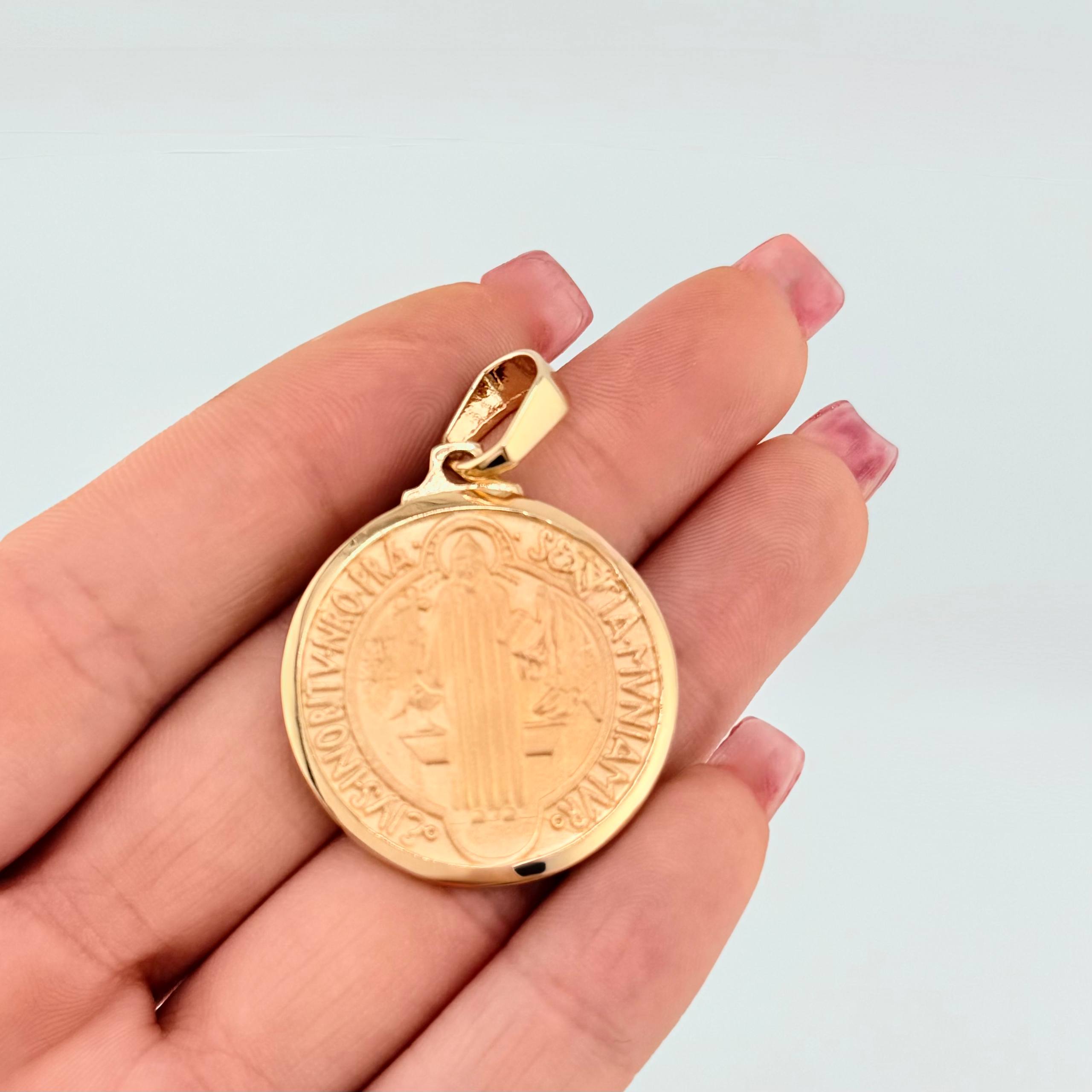 Dije San Benito 14gr / 4.2cm / Oro Amarillo 18K ©