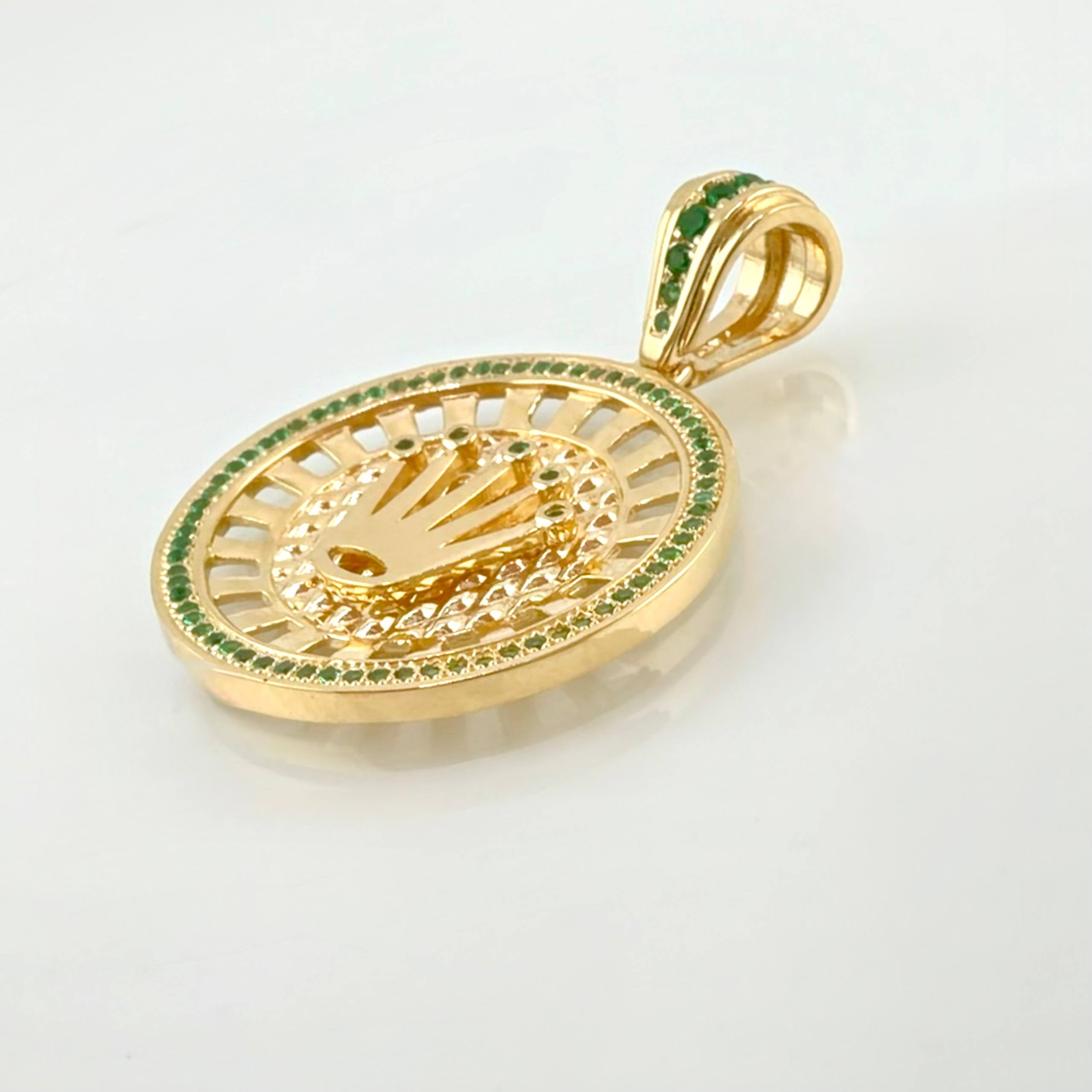 Dije Corona 9.7gr / 4cm / Oro Amarillo 18K