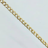 Cadena Cubana 2.55 g / 50.9 cm / 2.4 mm Oro Amarillo 18K