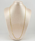 Cadena Cubana 3.4gr / 70cm / 2.5mm Oro Amarillo +1 18K ©