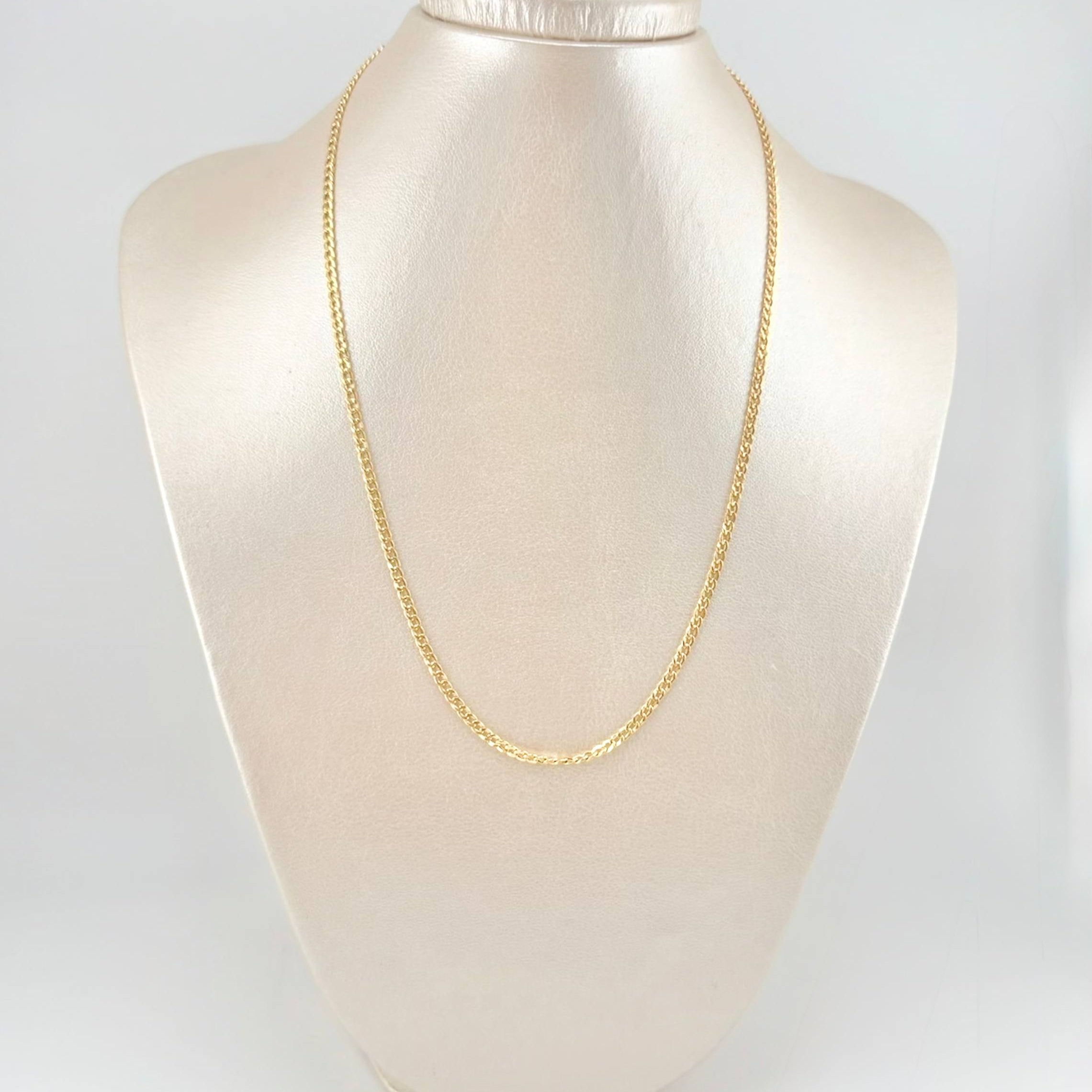 Cadena Cubana 2.5 g / 51.3 cm / 2.46 mm Oro Amarillo 18K