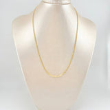 Cadena Cubana 2.5 g / 51.3 cm / 2.46 mm Oro Amarillo 18K