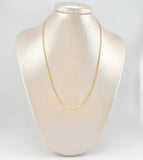 Cadena Cubana 3.1gr / 60cm / 2.4mm Oro Amarillo +1 18K