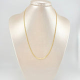 Cadena Cubana 2.15g / 45cm / 2.3mm Oro Amarillo 18K