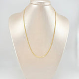 Cadena Cubana 2g / 40cm / 2.53mm Oro Amarillo 18K