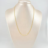Cadena Cubana 2.1g / 61cm / 2.6mm Oro Amarillo 18K