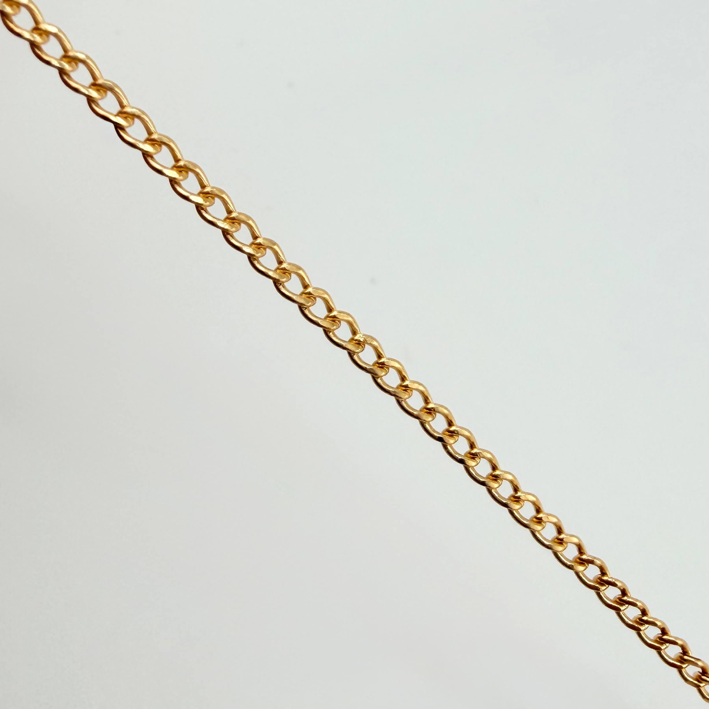 Cadena Mini Cubana 1.2gr / 45cm / 1.4mm Oro Amarillo +1 18K