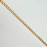 Cadena Mini Cubana 2.15 g / 45.05 cm / 2.2 mm Oro Amarillo 18K