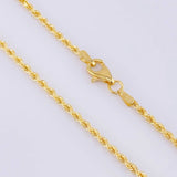 Cadena Lazo 5.1gr / 60cm / 2mm Oro Amarillo +1 18K *