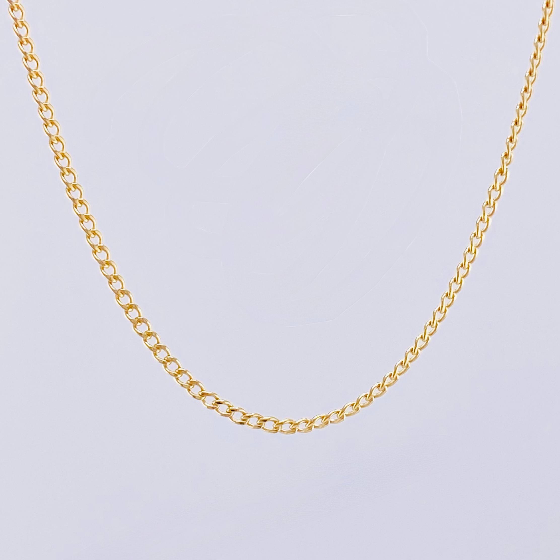 Cadena Mini Cubana 1.55gr / 45cm / 1.8mm Oro Amarillo +1 18K ©