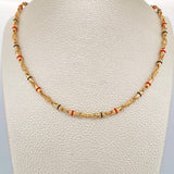 Cadena Rustica Corazones 21.2gr / 47.1cm / Oro Amarillo 18K &