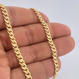 Cadena Cubana Infinito 19.55gr / 61cm / Oro Amarillo +4 18K &
