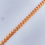 Pulso Cubana Infinito 6.6gr / 18.4cm / Dos Oros Blanco Rosa +4 18K &