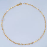Tobillera Aro Seguido 2.2gr / 27.9cm / Oro Amarillo +3 18K $