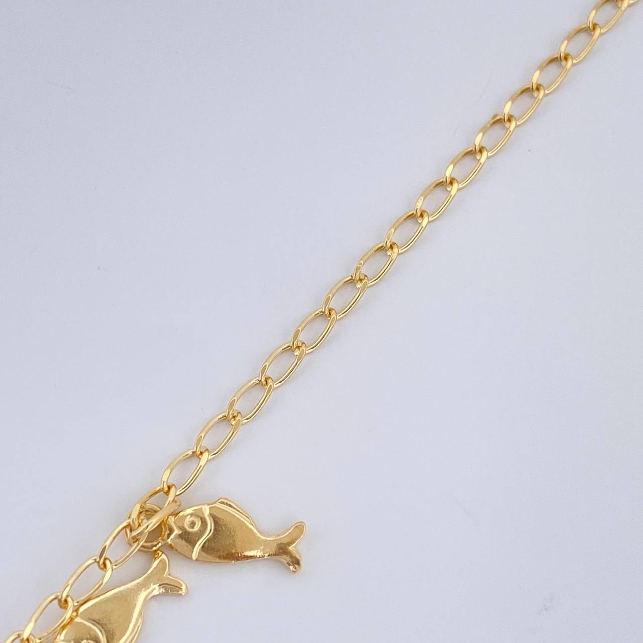 Tobillera Espiga 3.2gr / 23.6cm / Oro Amarillo +3 18K $
