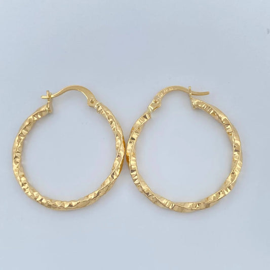 Candongas Yudi 1.8gr / 2.2cm / Oro Amarillo 18K %