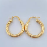 Candongas Rox 2.25gr / 2.3cm / Oro Amarillo 18K $