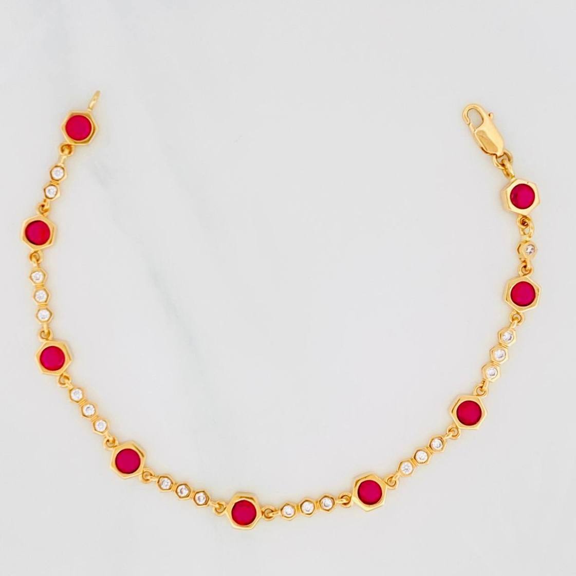 Pulso Halo 8.85g / 17cm / 6mm Oro Amarillo 18K
