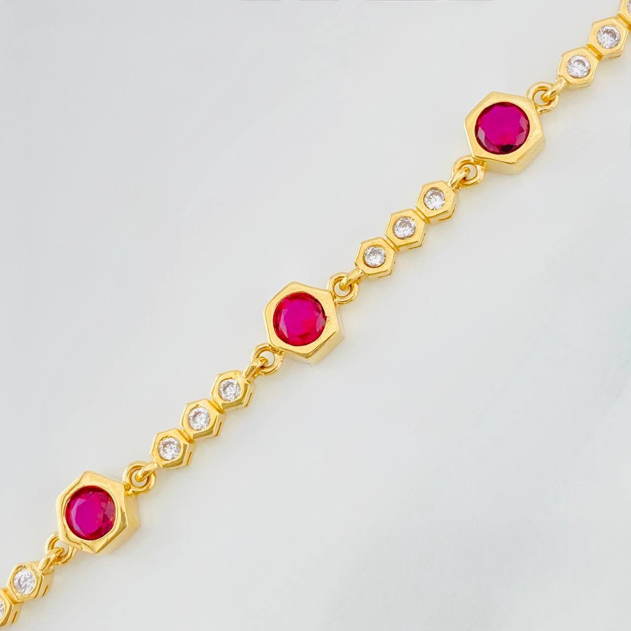 Pulso Halo 8.85g / 17cm / 6mm Oro Amarillo 18K