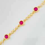 Pulso Halo 8.85g / 17cm / 6mm Oro Amarillo 18K