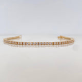 Pulso Tennis 9.35g / 17cm / 1.9mm Oro Amarillo 18K
