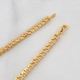 Pulso Tennis 9.35g / 17cm / 1.9mm Oro Amarillo 18K