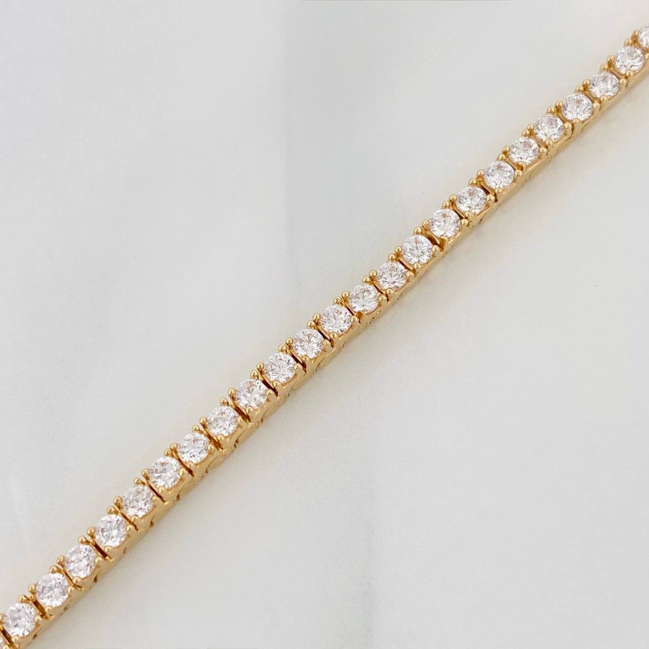 Pulso Tennis 9.35g / 17cm / 1.9mm Oro Amarillo 18K