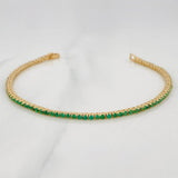 Pulso Tennis 7.6g / 18cm / 1.9mm Oro Amarillo 18K