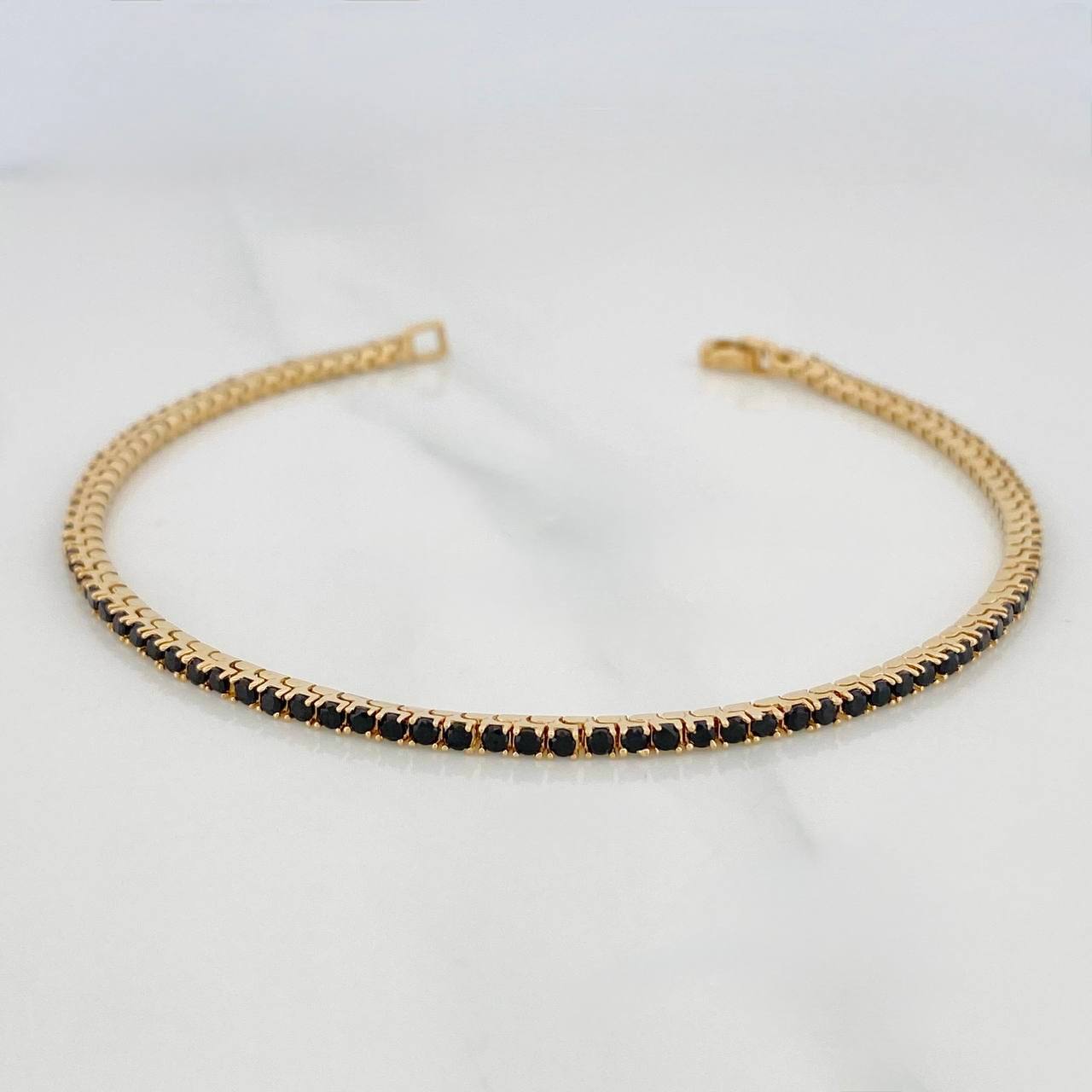 Pulso Tennis 7.85g / 19.5cm / 1.9mm Oro Amarillo 18K