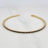 Pulso Tennis 7.85g / 19.5cm / 1.9mm Oro Amarillo 18K