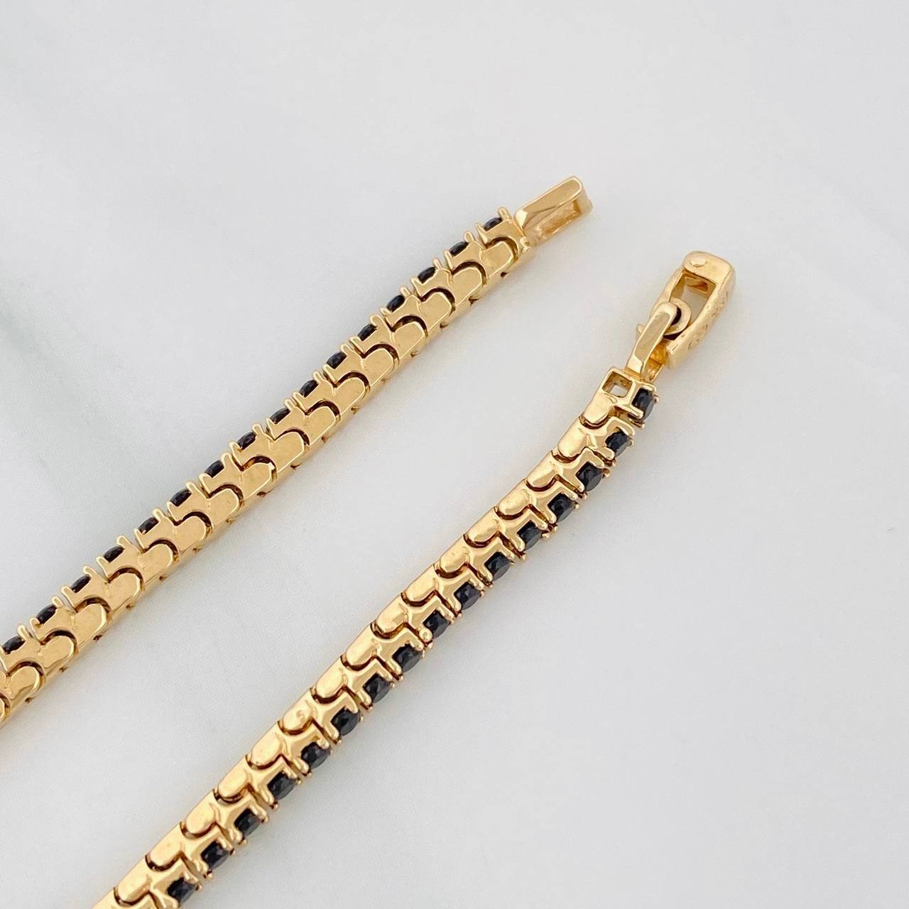 Pulso Tennis 7.85g / 19.5cm / 1.9mm Oro Amarillo 18K