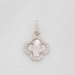 Dije Trebol 1g / 2cm Oro Blanco 18K