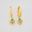 Candongas Trebol 2.15g / 2cm Oro Amarillo 18K