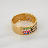 Anillo Tornillo 6.15g / T10 1/4 Oro Amarillo 18K