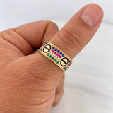 Anillo Tornillo 6.15g / T10 1/4 Oro Amarillo 18K
