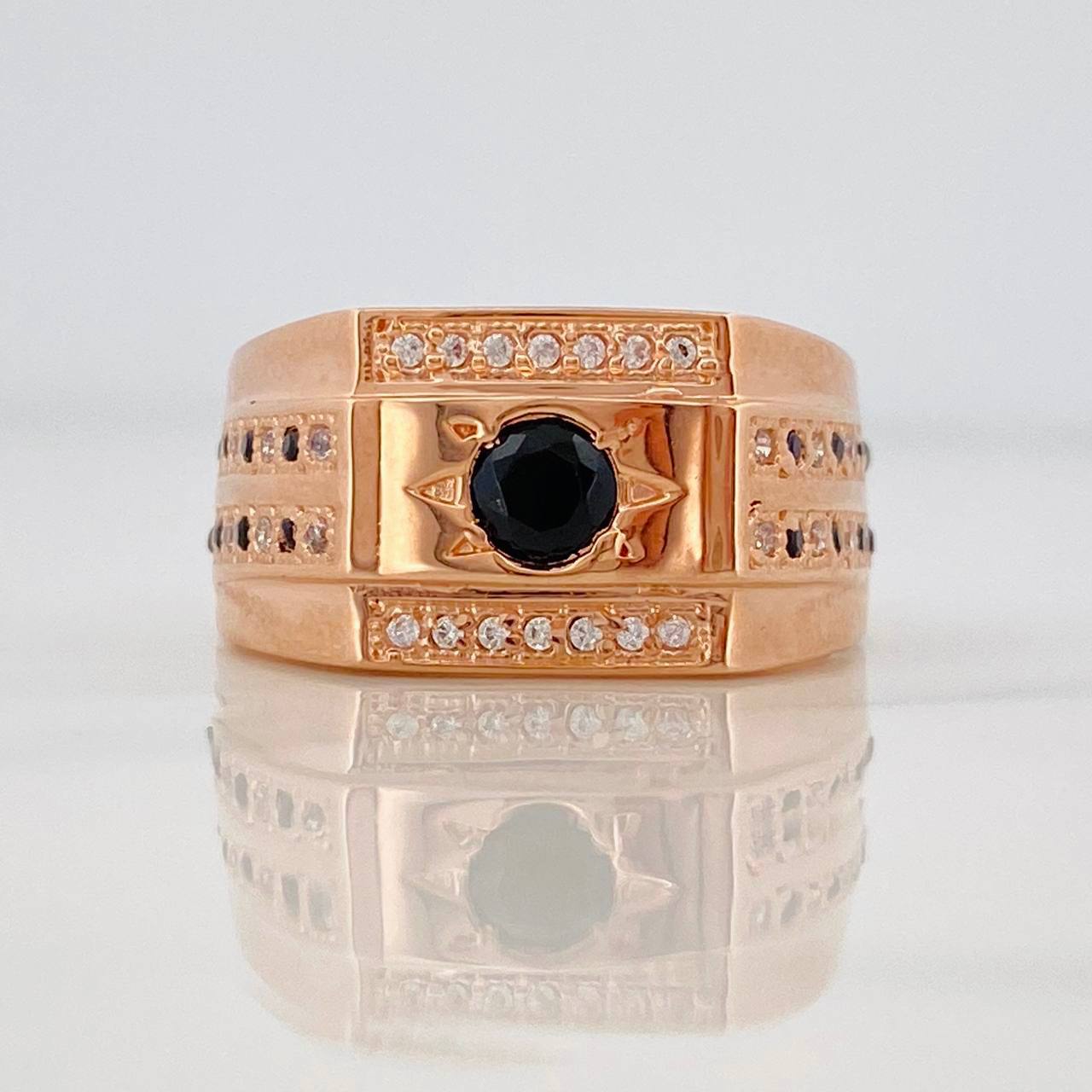 Anillo Halo 5.7g / T9 1/4 Oro Rosa 18K
