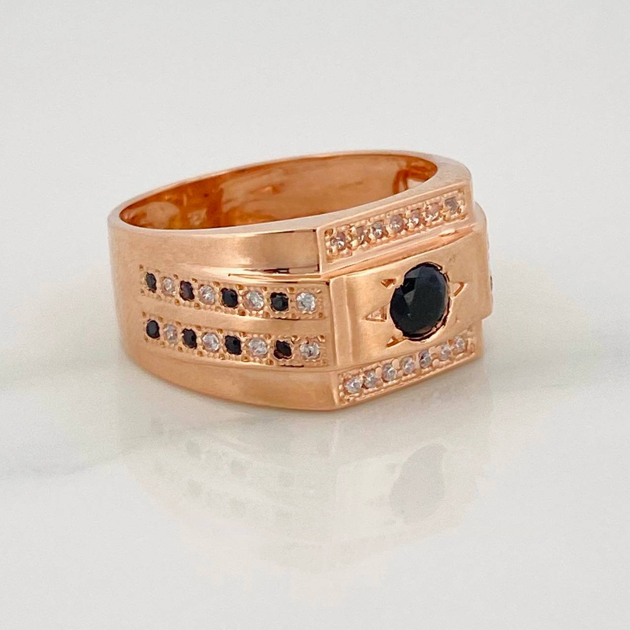 Anillo Halo 5.7g / T9 1/4 Oro Rosa 18K