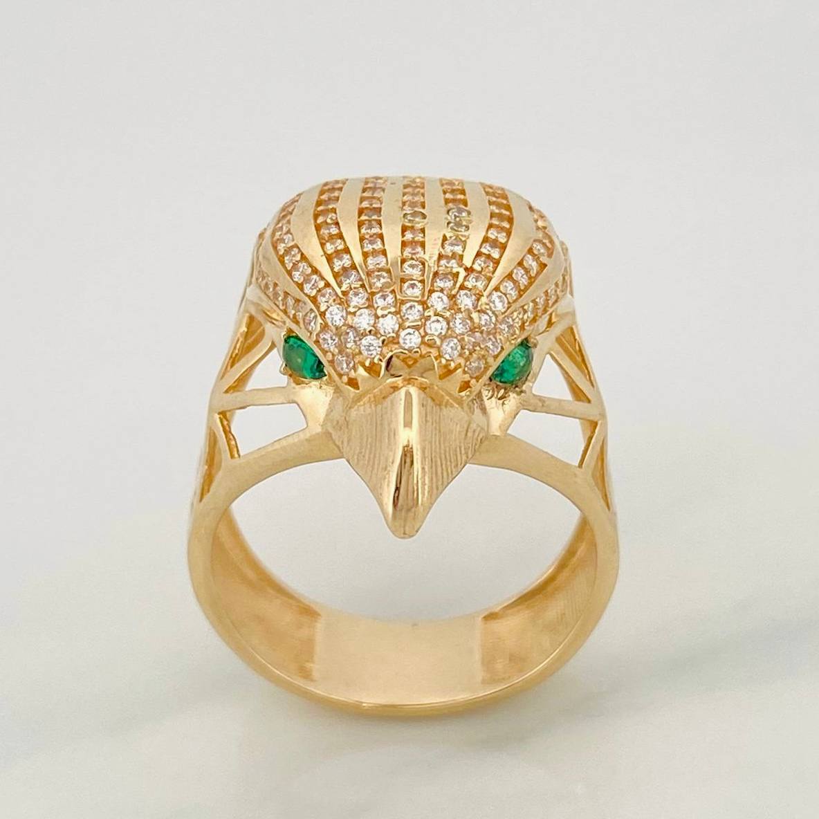 Anillo Aguila 9.45g / T9 3/4 Oro Amarillo 18K