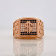 Anillo Signo Peso 8.8g / T10 1/2 Oro Rosa 18K