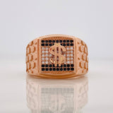 Anillo Signo Peso 8.8g / T10 1/2 Oro Rosa 18K